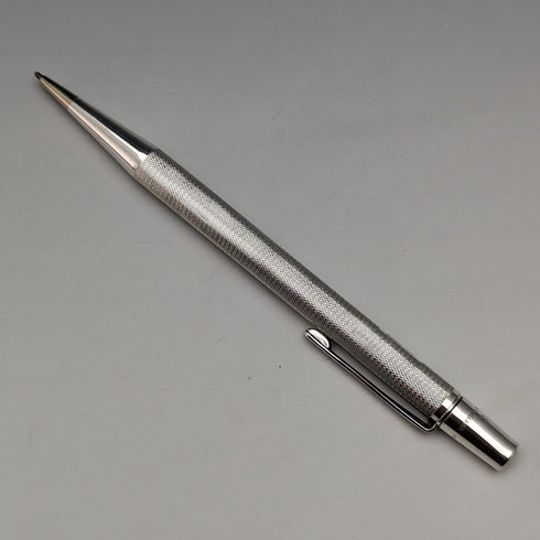 1950 British Vintage Yard O Red Sterling Silver Propelled Pencil with Paper Box and Genuine Refill